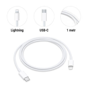 Kabel Apple Lightning - USB C - 1 m + Pudełko