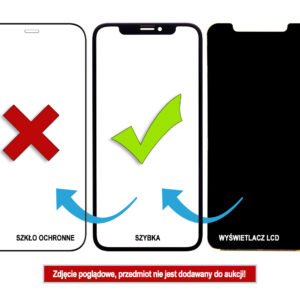 Szyba Szybka wyświetlacza LCD + Klej OCA Samsung Galaxy A10s