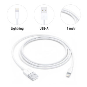 Kabel Apple Lightning - USB A - 1 m + Pudełko