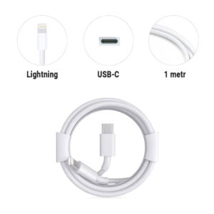 Kabel USB-C do Lightning 8-Pin 1m - Biały